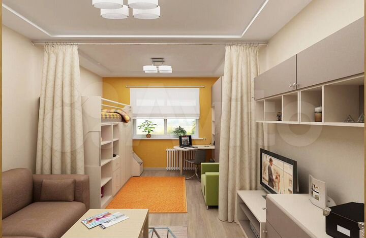 2-к. квартира, 49,7 м², 7/9 эт.