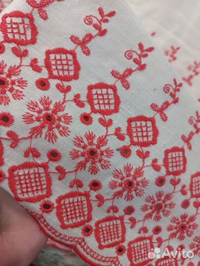 Ткань шитье хлопок СССР