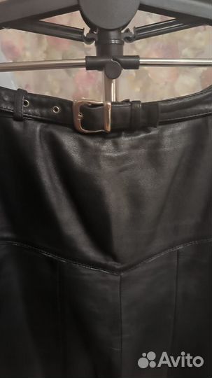 Кожаная юбка