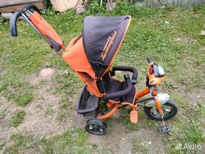 Велосипед детский с ручкой