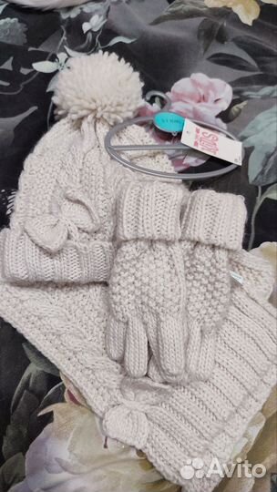 Комплект шапка и шарф