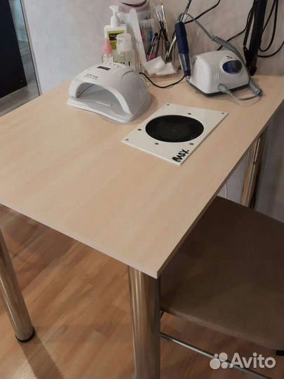 Пылесос для маникюра встроенный со столешницей