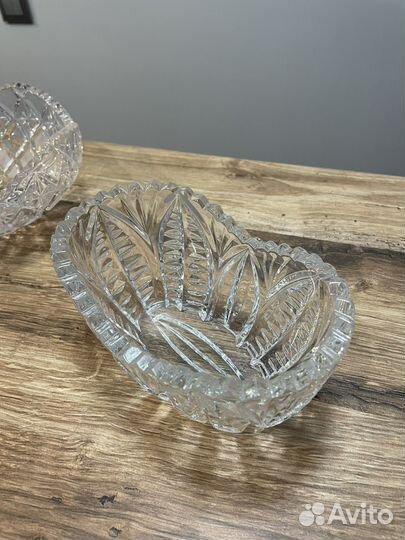 Конфетница хрусталь СССР