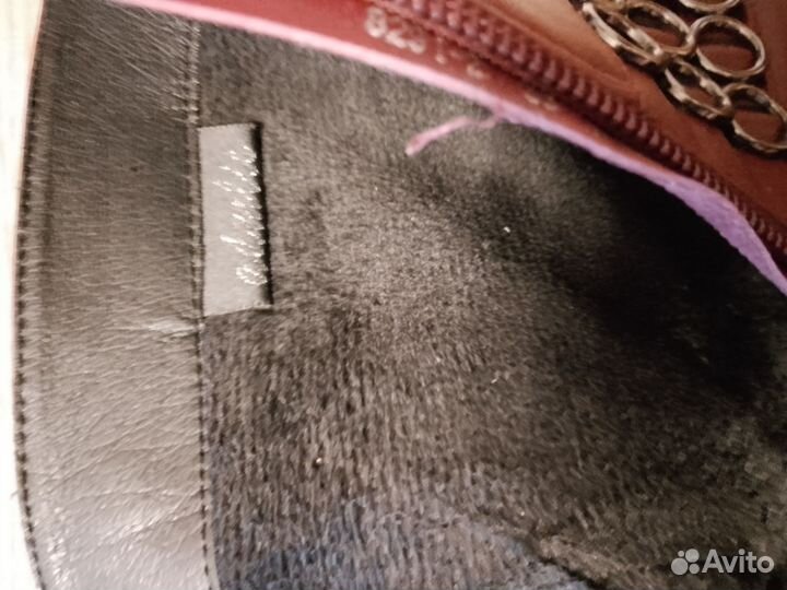 Ботильоны новые, бургунди,38 р, демисезонные