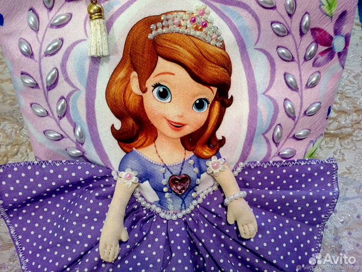 Принцесса София.Детская сумочка- кукла