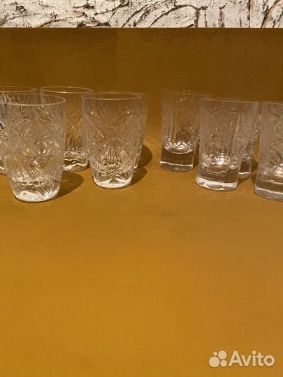 Стопки хрустальные СССР