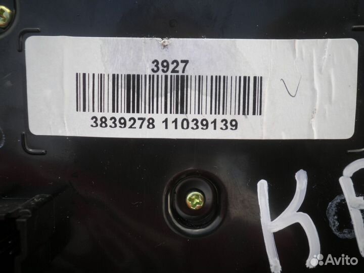 Блок управления отопителем chevrolet cruze