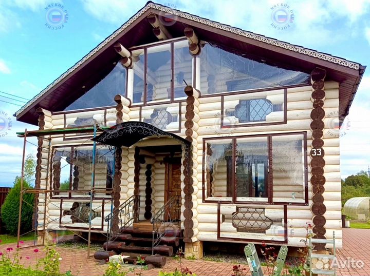 Мягкие окна для кафе/террас/беседок