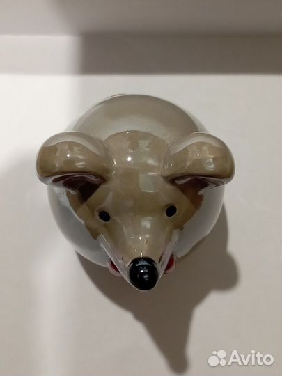 Статуэтка керамическая Мышь Мышка серая