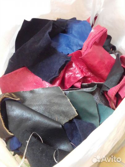 Обрезки натуральной кожи