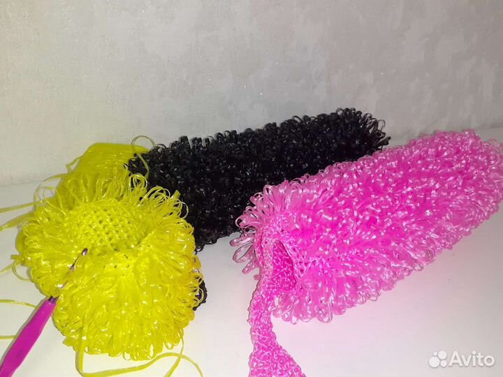 Мочалка ручной работы