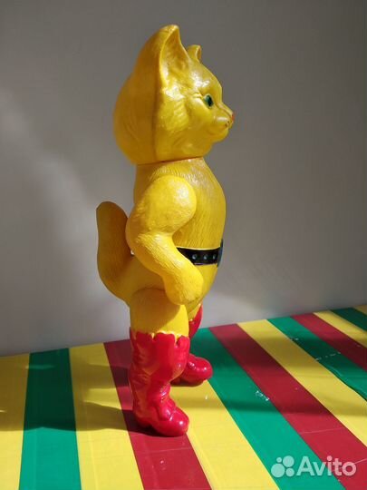 Игрушка Кот в сапогах, СССР, целлулоид