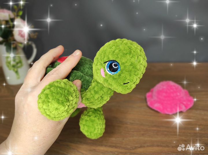 Вязаная черепаха Вязаные игрушки ручная работа