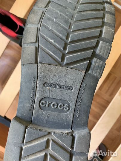 Зимние ботинки crocs 46