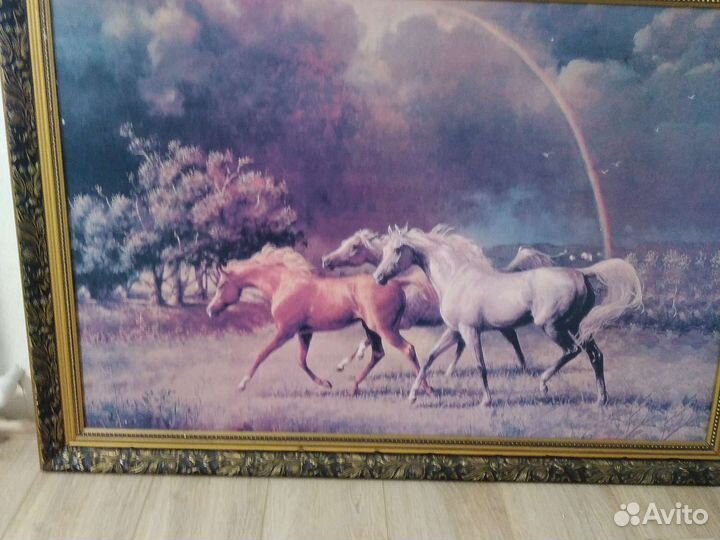 Картина с лошадьми