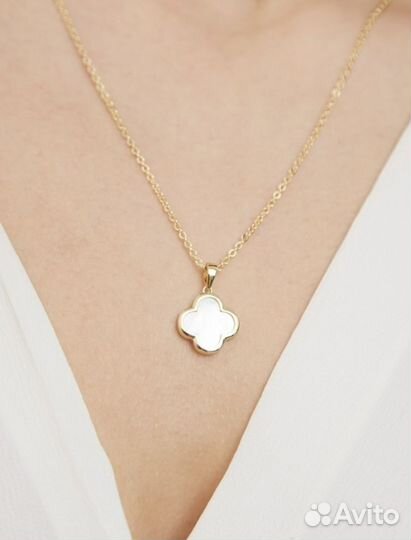 Комплект серьги подвеска Van Cleef