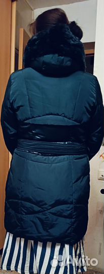Пуховик пальто женский 48