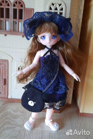 Аниме кукла Акихабара с аксессуарами 23 см