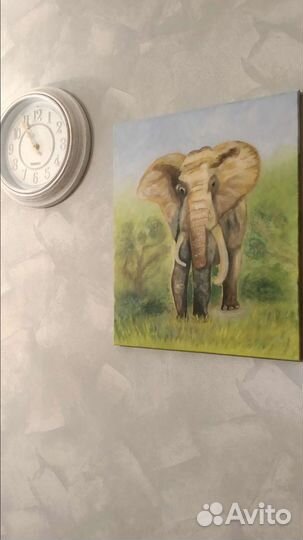 Картина Африканский слон