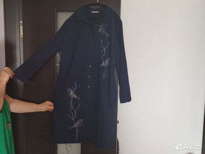 Платье рубашка 50-52