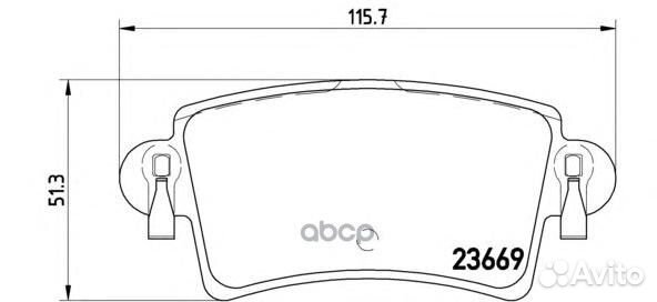 P 59 040 Колодки тормозные nissan interstar/OPE