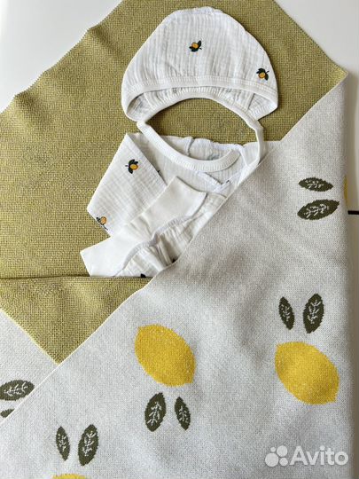 Муслиновый комплект для новорожденного