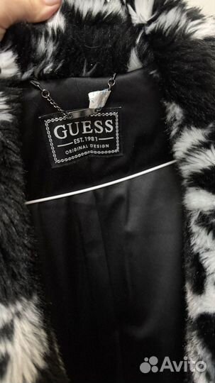 Шуба из эко меха guess