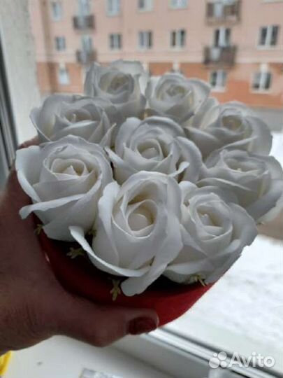 Букет из мыльных роз к 8 марту