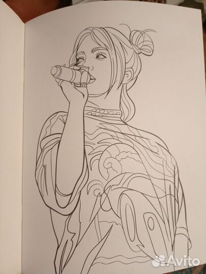 Раскраска били эйлиш