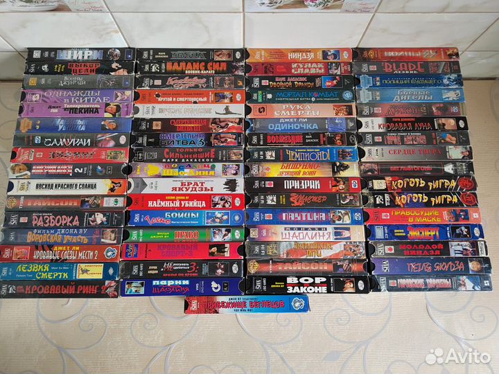 Видеокассеты / Драки, ниндзя / видеокассеты / VHS