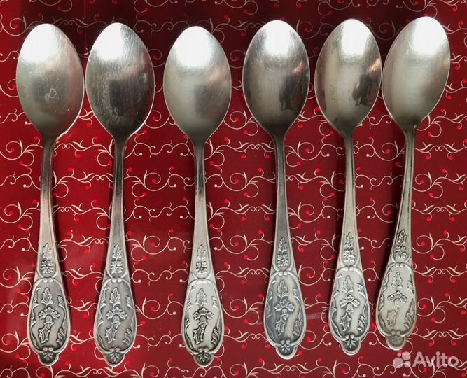 Ложки чайные мельхиоровые СССР