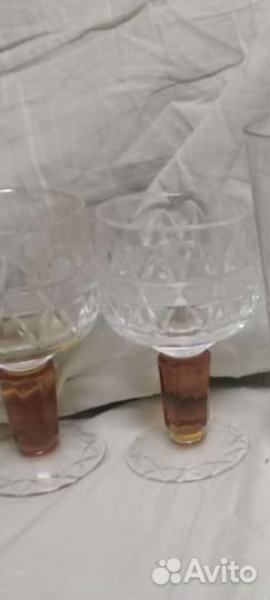 Хрустальные рюмки на ножке СССР