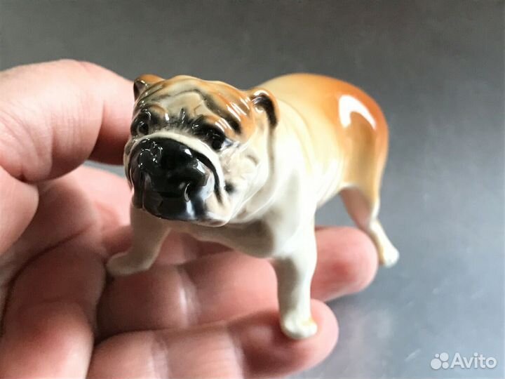 Бульдоги Фарфоровые статуэтки собак