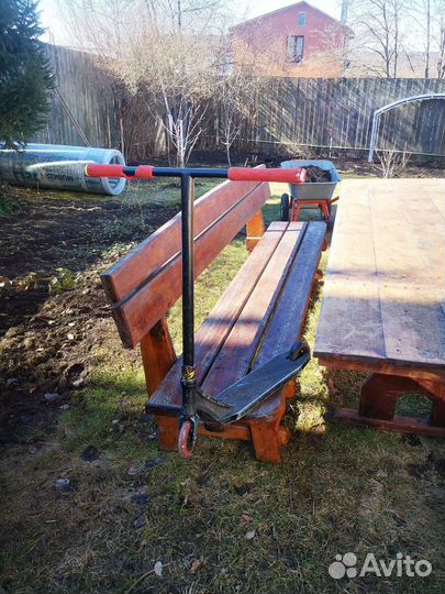 Трюковой самокат кастом парк