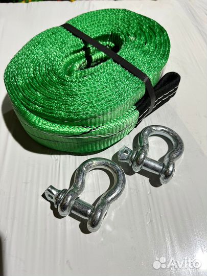 Трос 14тн 4м буксировочный две скобы
