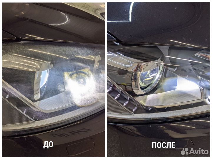 Bi-Led линзы на VW Passat B7