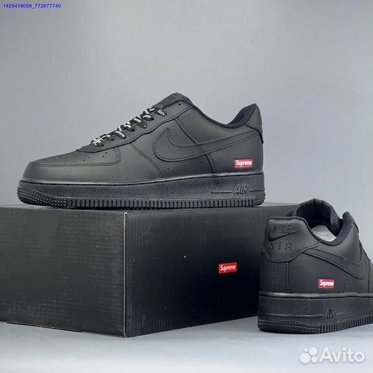 Кроссовки Nike Air Force 1 Low & Supreme (Арт.78578)