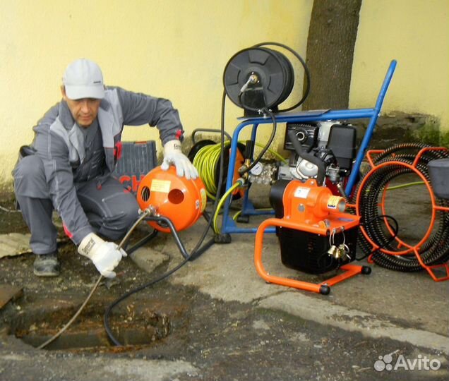 Прочистка канализационной трубы. Гарантия