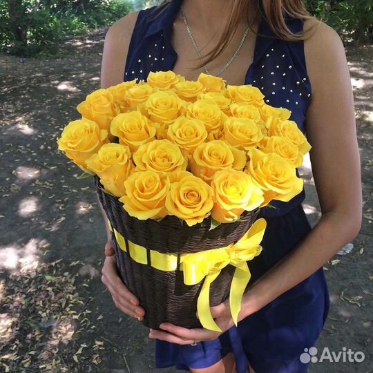 Цветы розы букет