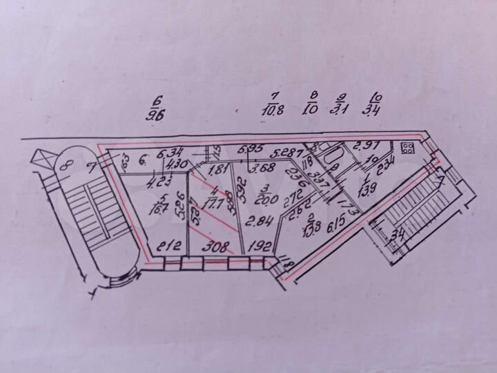 Комната 18 м² в 4-к., 4/7 эт.