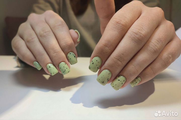 Маникюр, гель лак, укрепление, снятие, наращивание