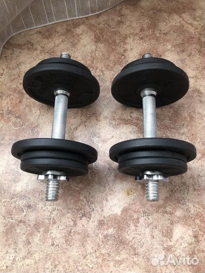 Гантели разборные 20 кг в кейсе (торг)