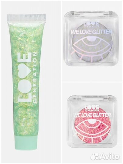 Глиттер love generation