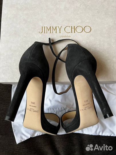 Замшевые босонжки Jimmy Choo Misty 100