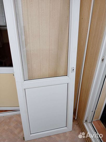 Дверь балконная пвх бу