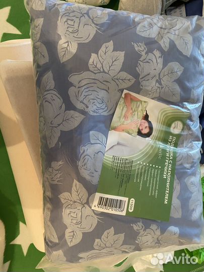 Подушка из гречневой лузги