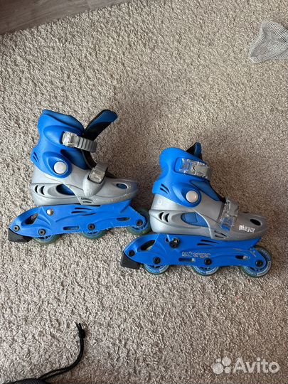 Роликовые коньки детские размер 30-33