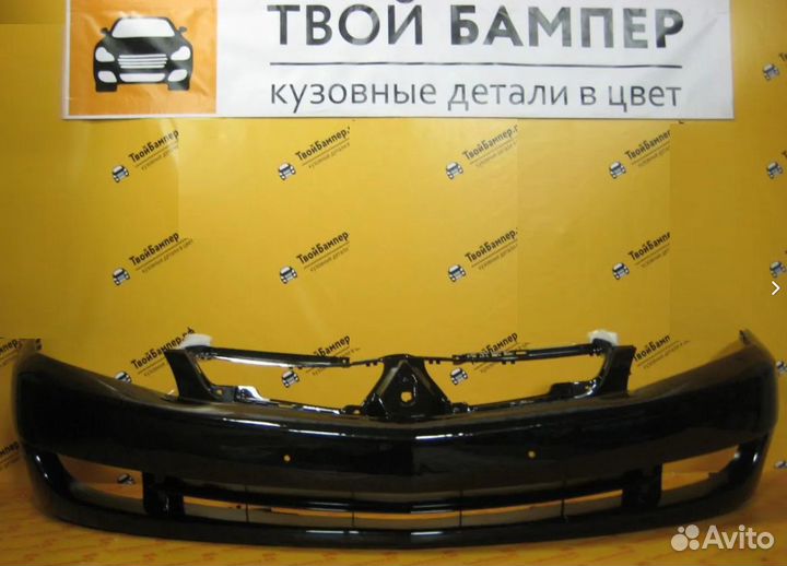 Бампер Mitsubishi Lancer 9 рестайлинг Черный