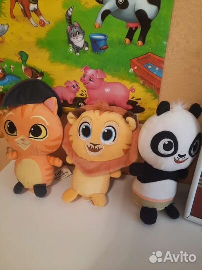 Мягкие игрушки, герои мультфильмов. Новые