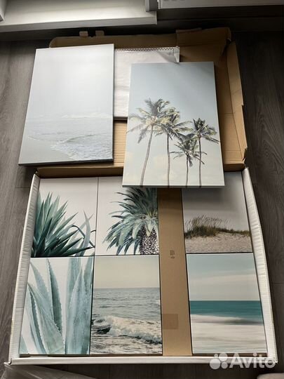 Набор постеров IKEA пьяттерид